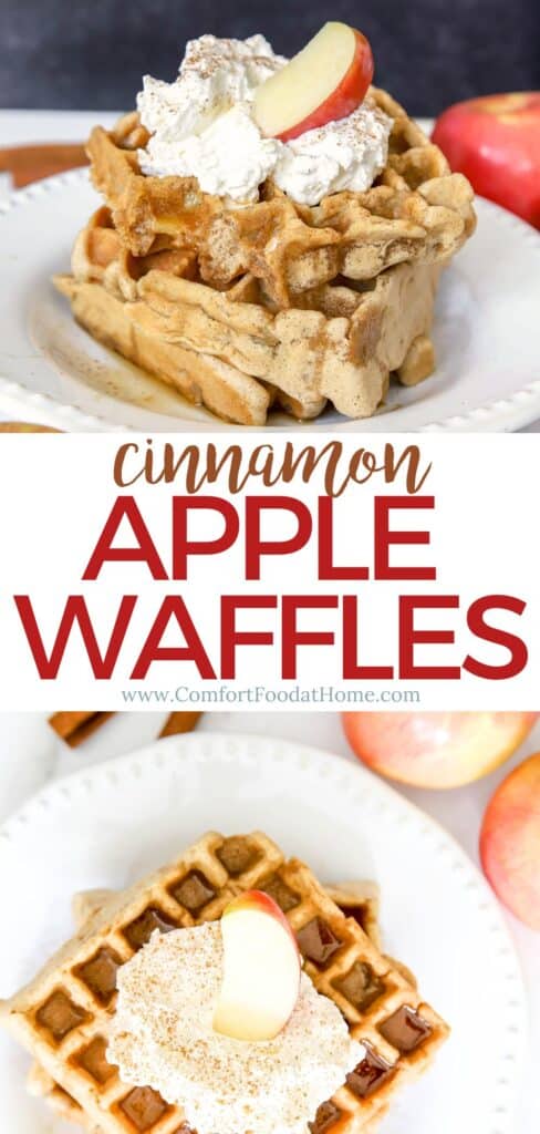 Cinnamon Apple Waffles Recipe.