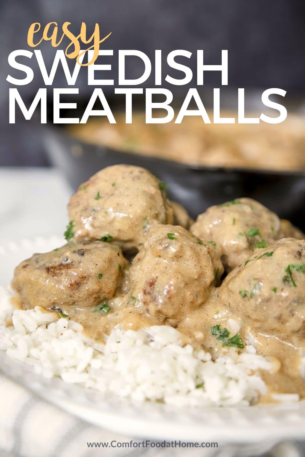 easy Swedish meatballs