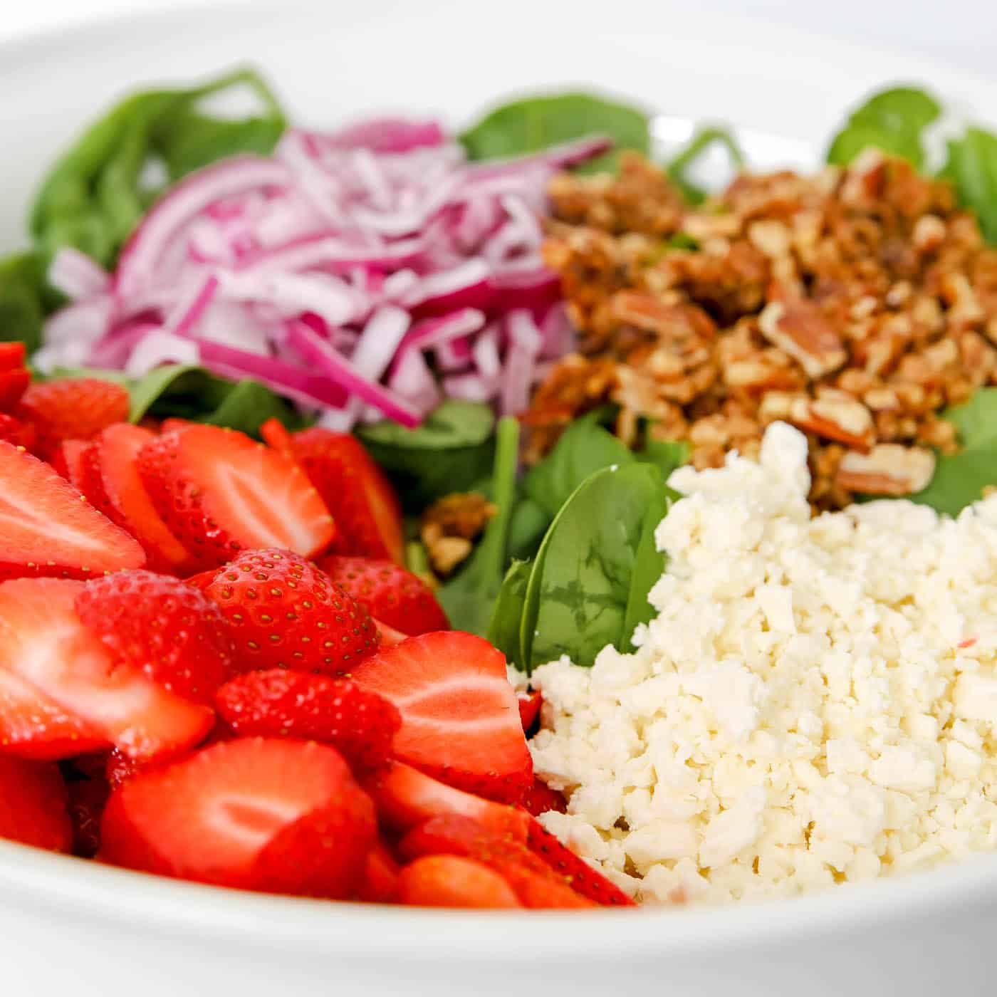 spinach strawberry salad