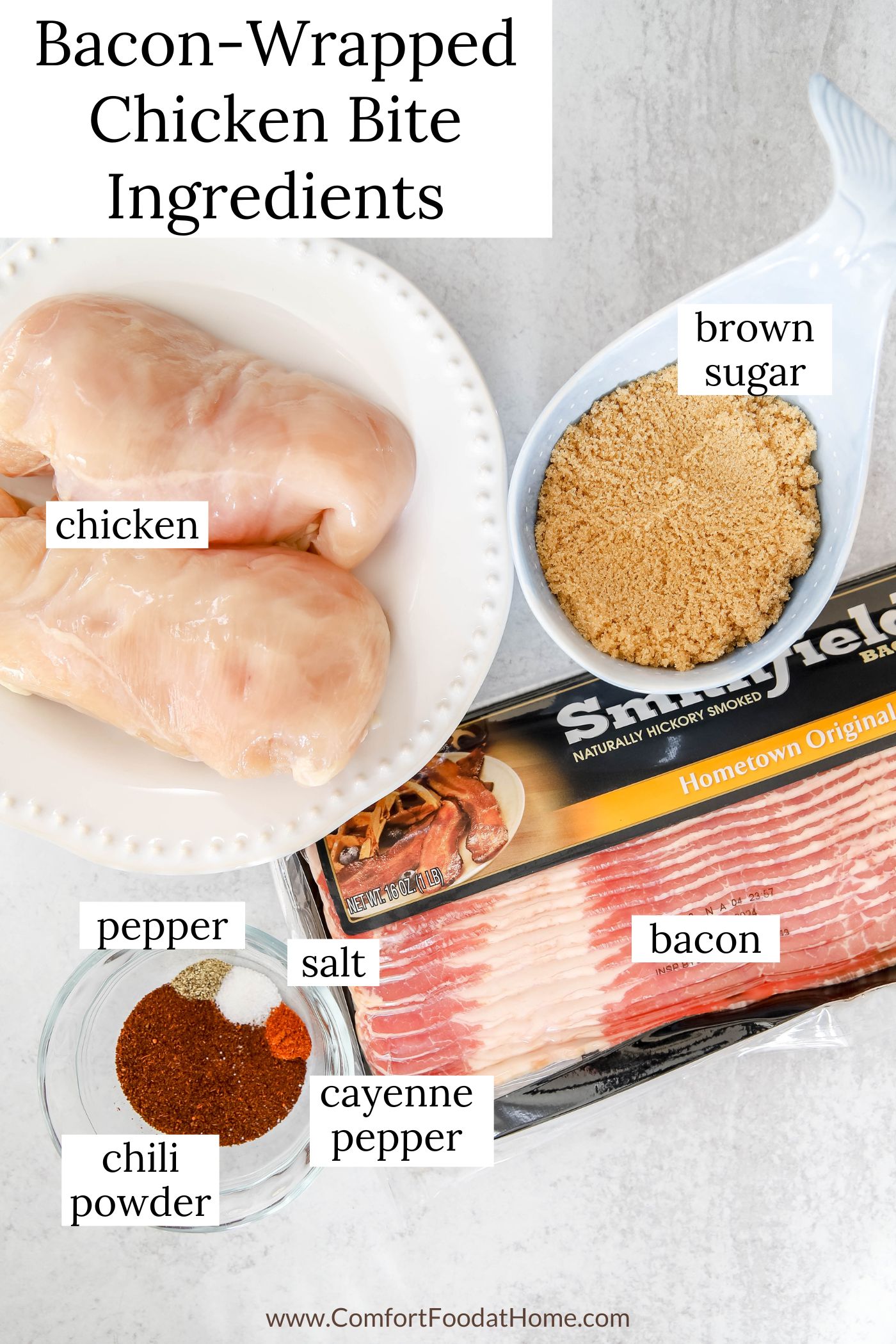 bacon-wrapped chicken bite ingredients 