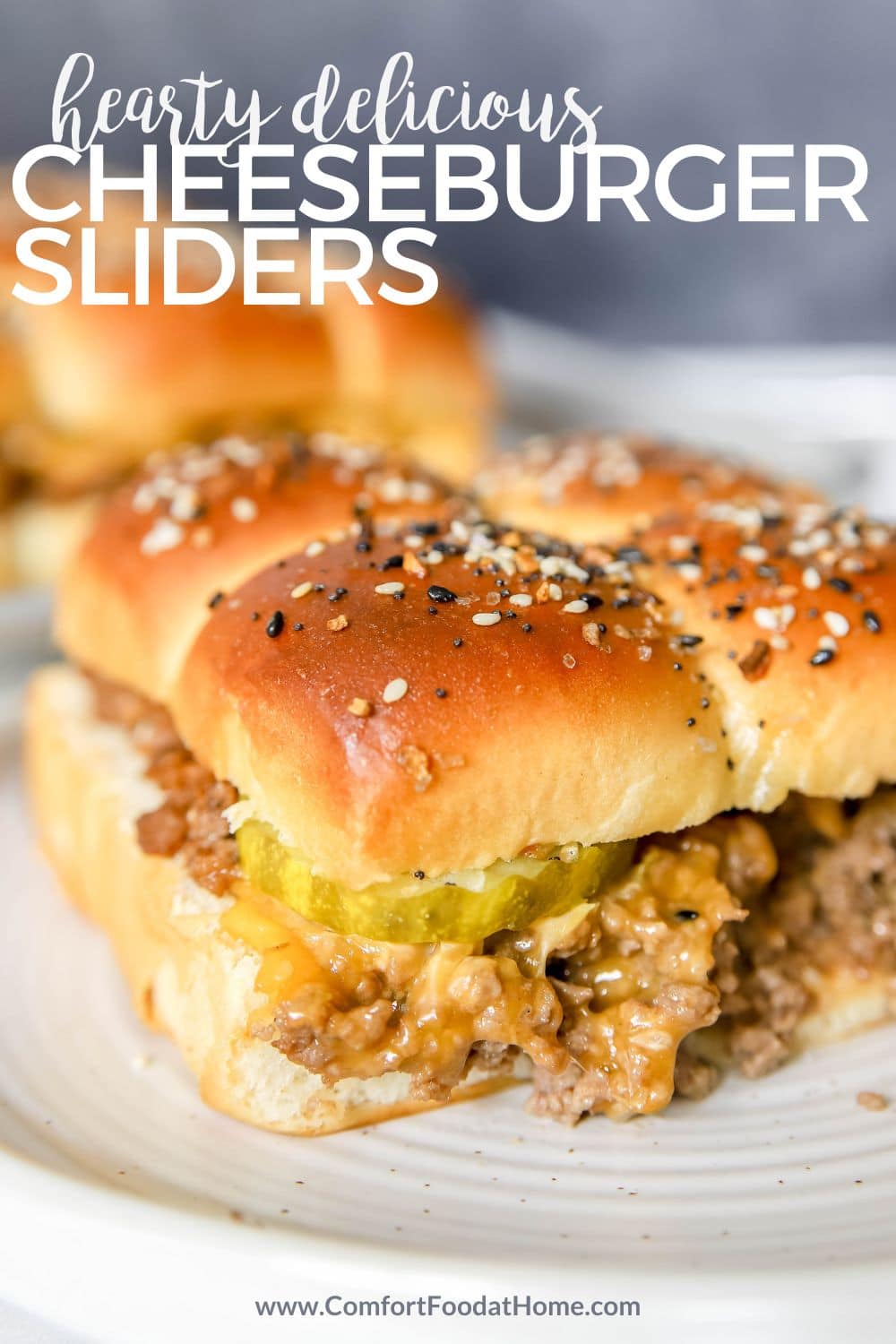 hearty cheeseburger sliders