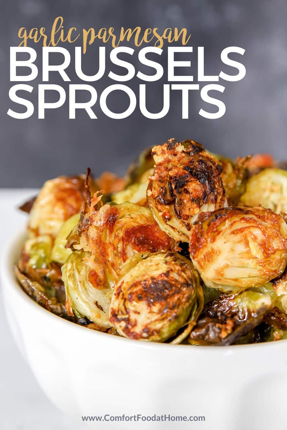 Garlic Parmesan Brussels Sprouts recipe