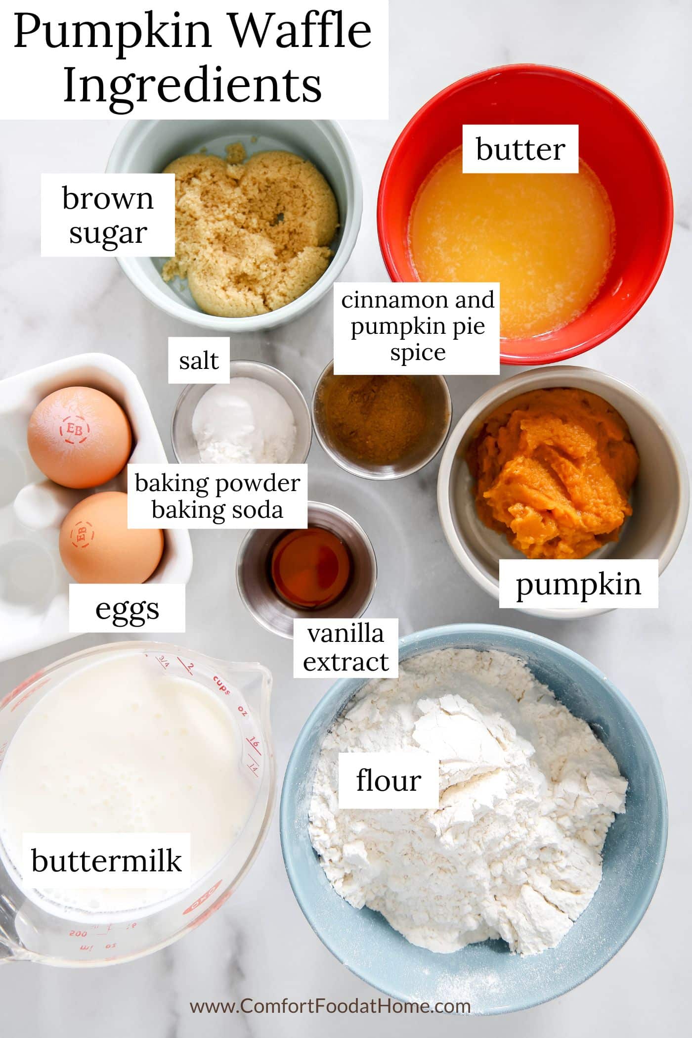 pumpkin waffle ingredients