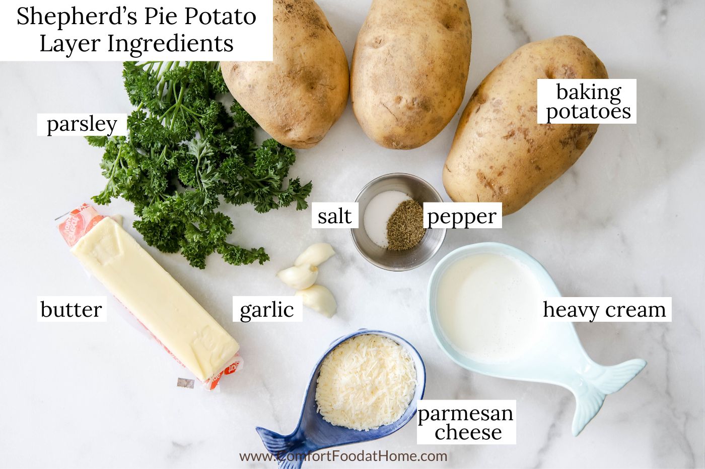 shepherd's pie potato layer ingredients