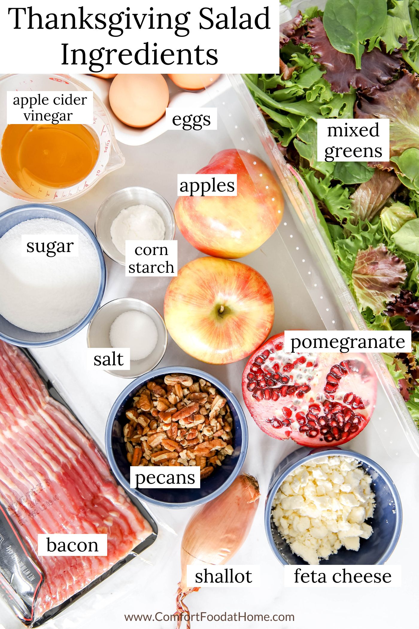 Thanksgiving Salad Ingredients