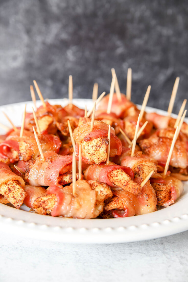 bacon-wrapped chicken bites