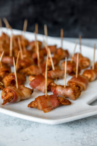 bacon-wrapped chicken bites