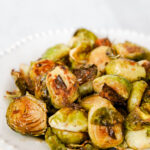 maple balsamic brussels sprouts