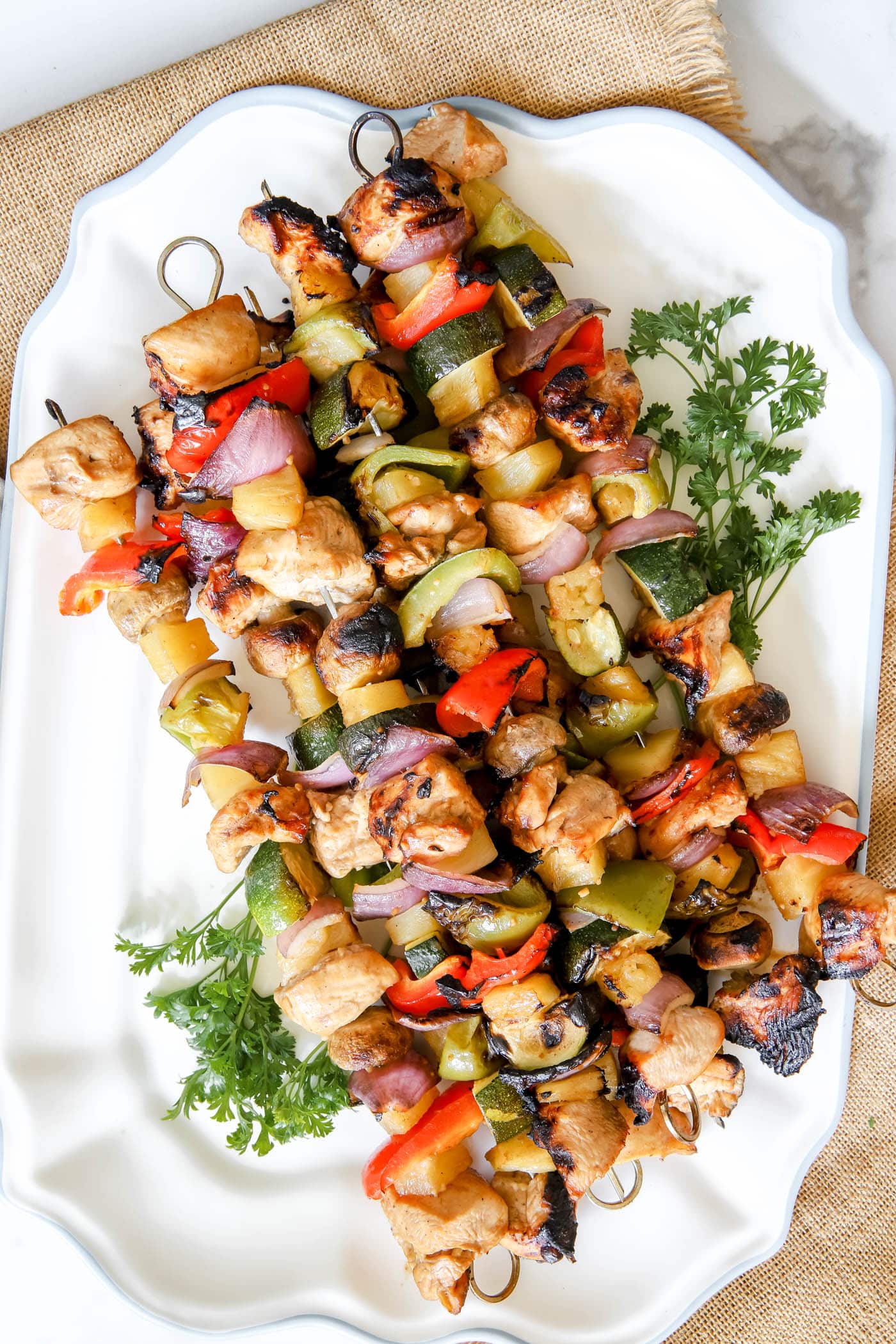 hawaiian chicken kabobs