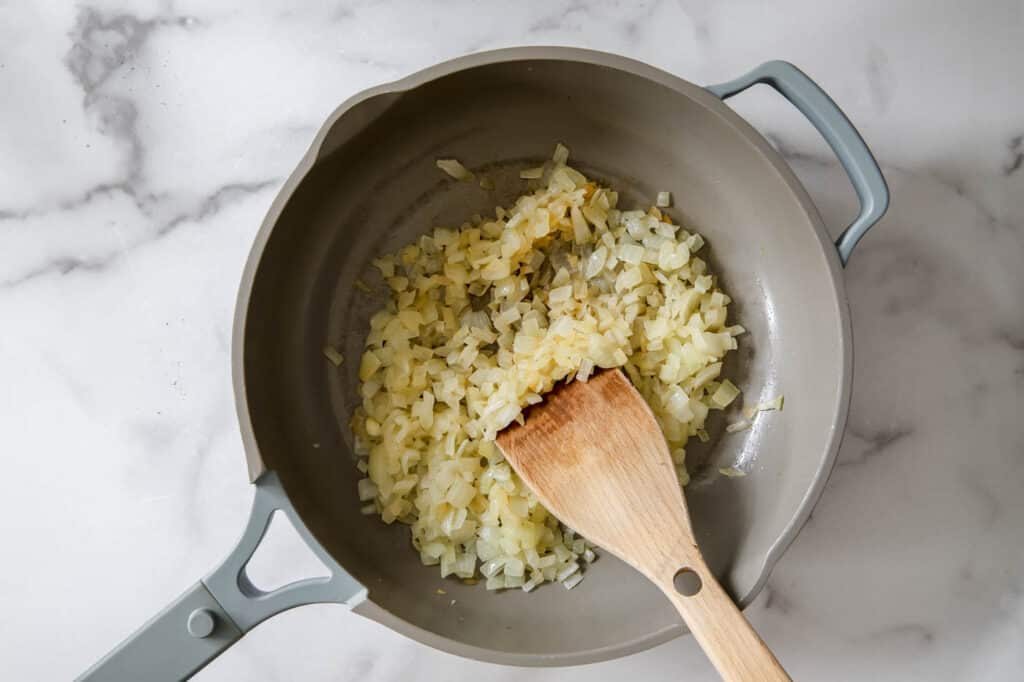 cook onions for meatloaf recipe