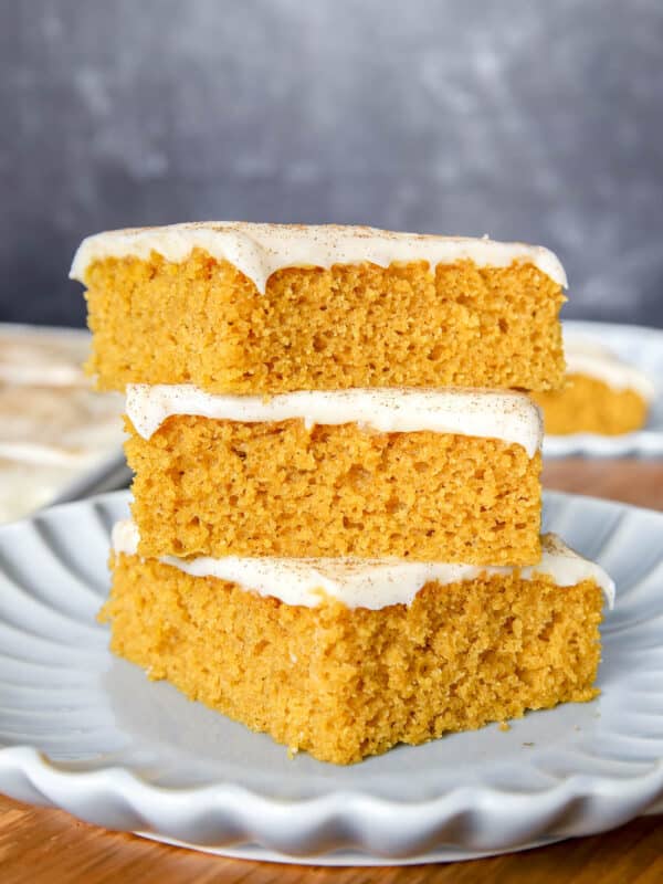 Pumpkin Bars with Cream Cheese Frosting