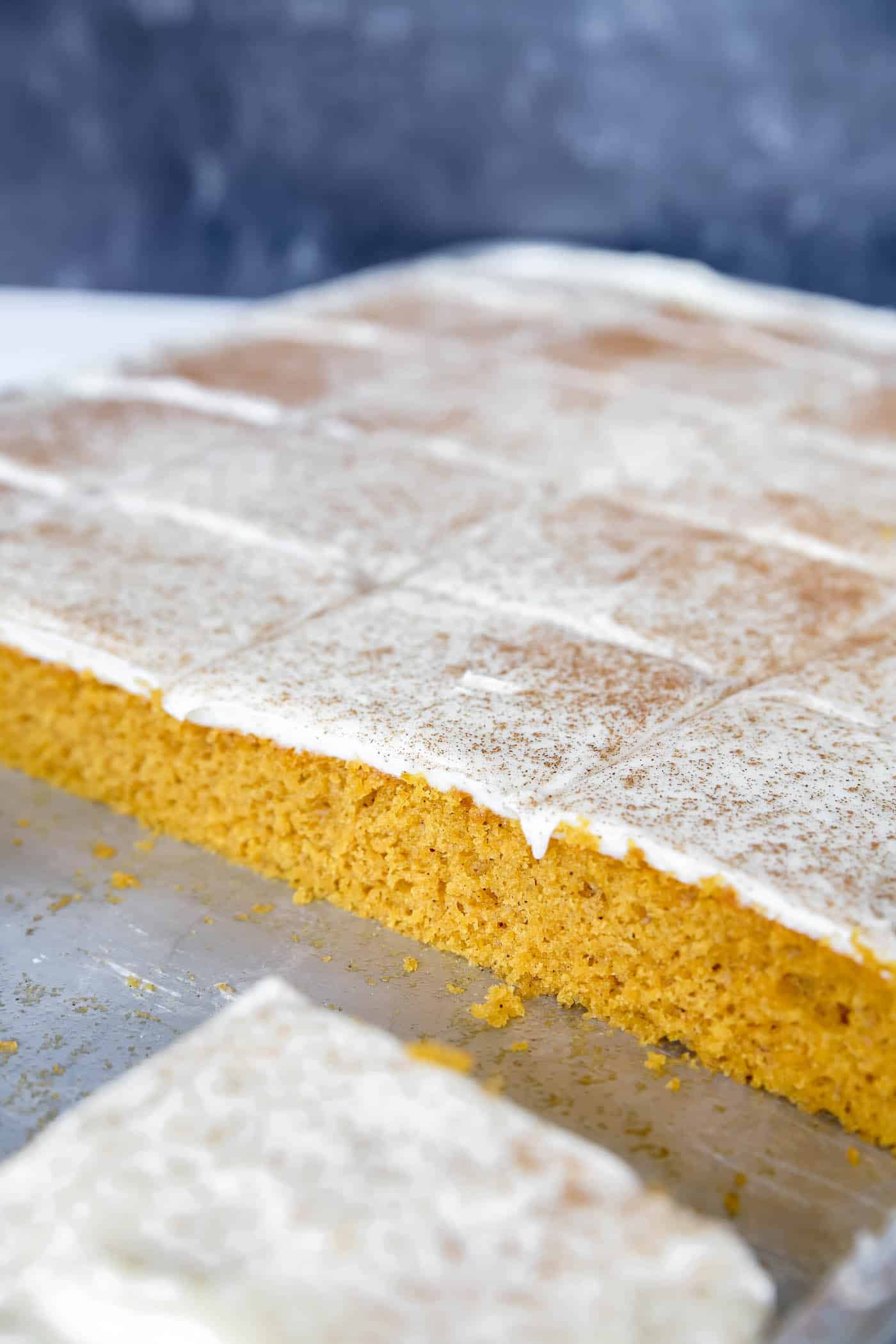 Pumpkin Bars with Cream Cheese Frosting