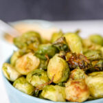 Oven Roasted Brussels Sprouts with Sriracha Mayo Sauce