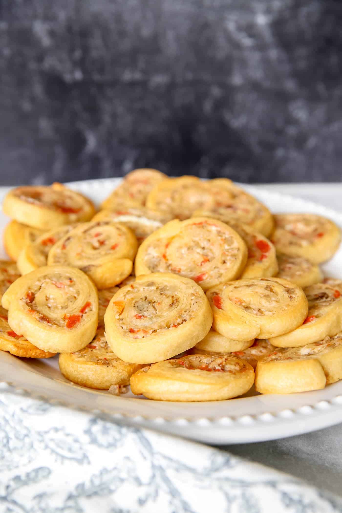 sausage and cream cheese pinwheels