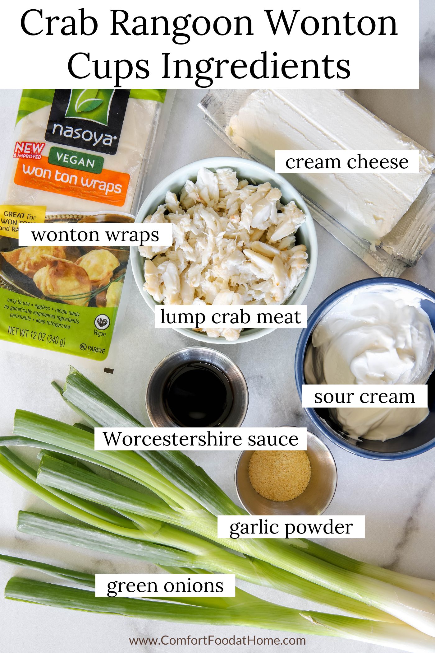 crab rangoon wonton cups ingredients.