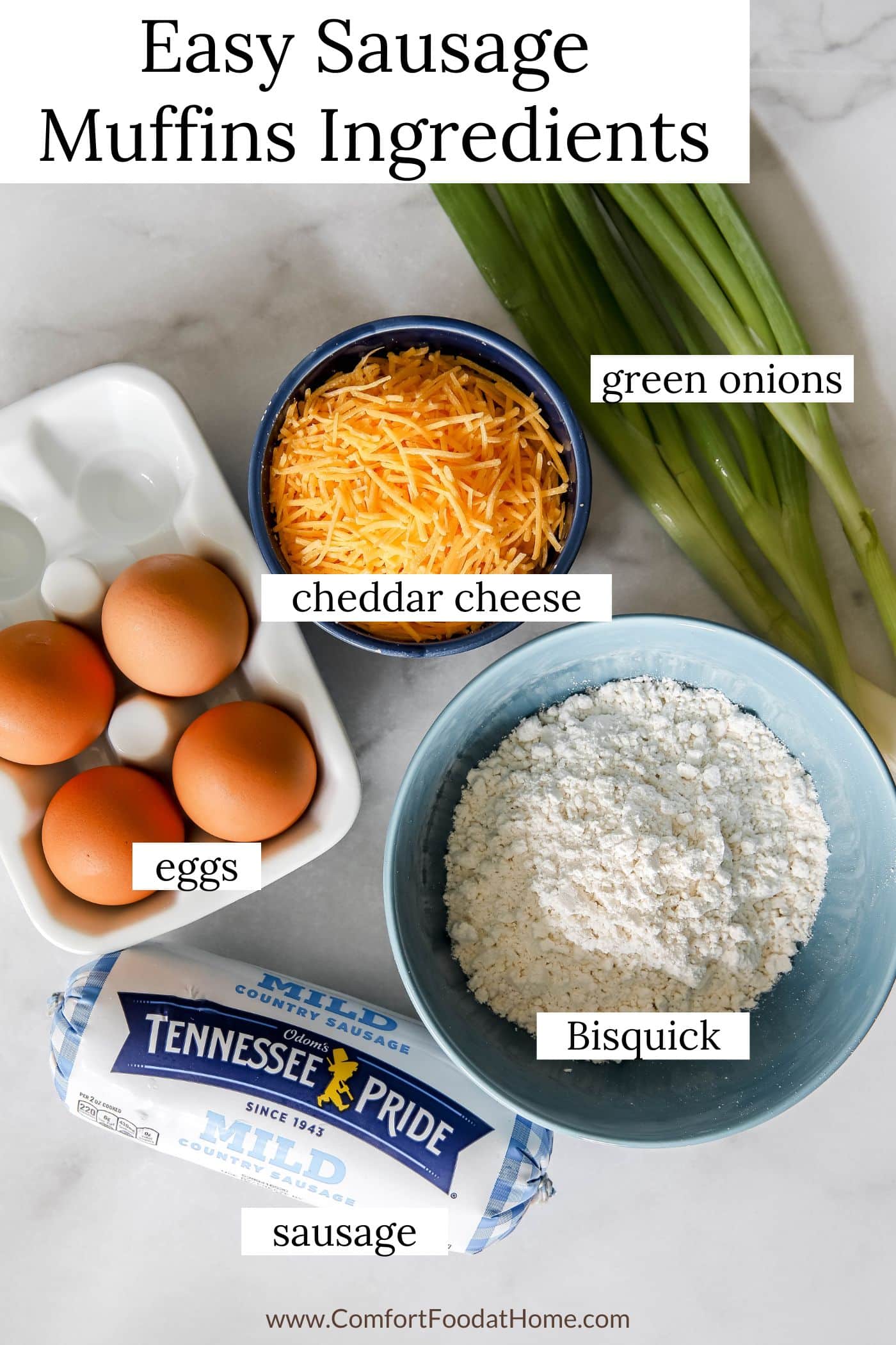 easy breakfast sausage muffin ingredients