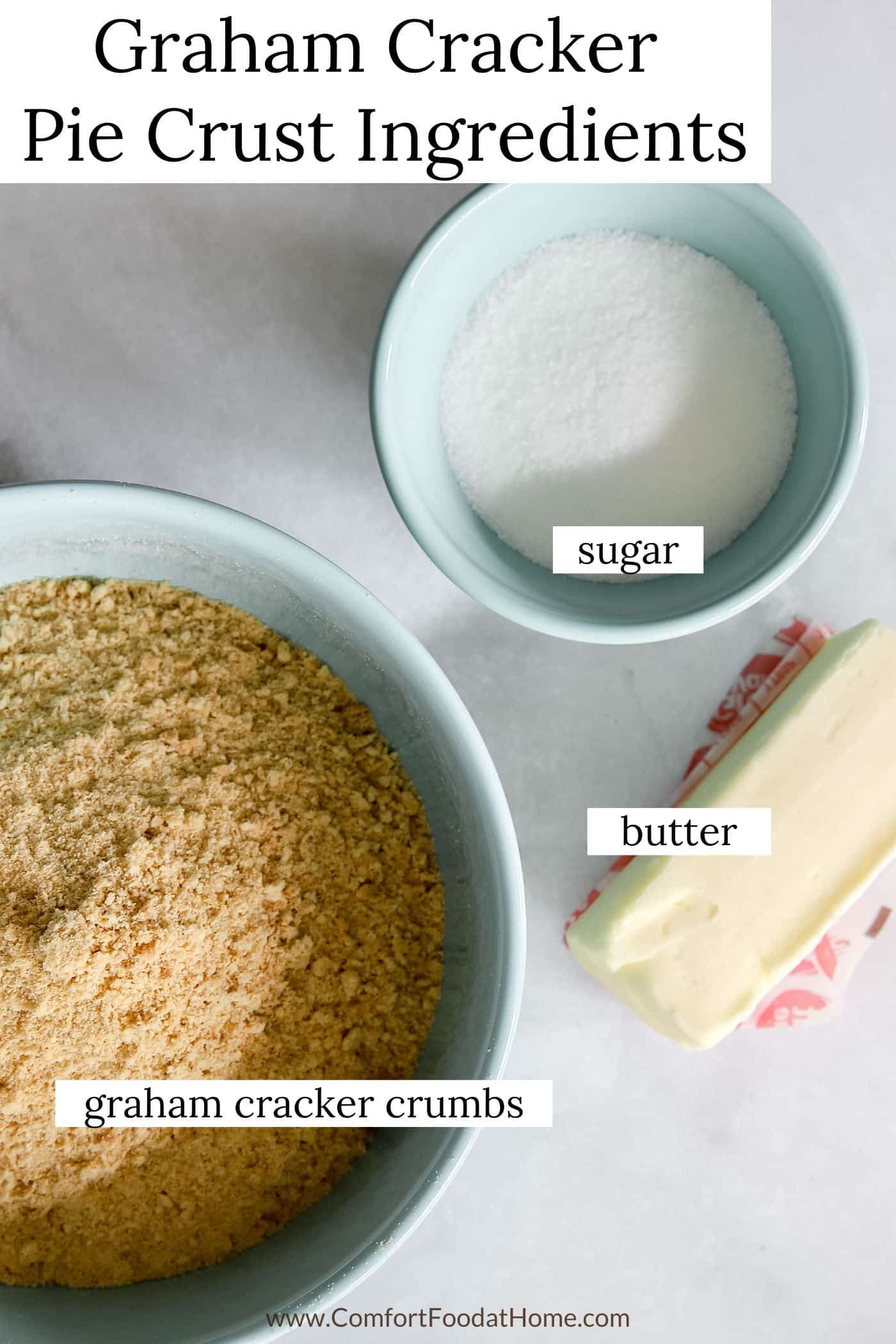 graham cracker crust ingredients.