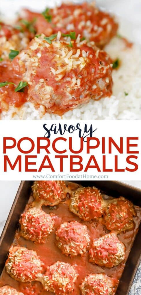 savory porcupine meatball recipe