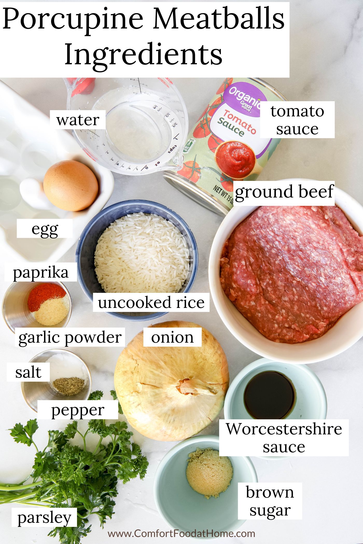 porcupine meatballs ingredients