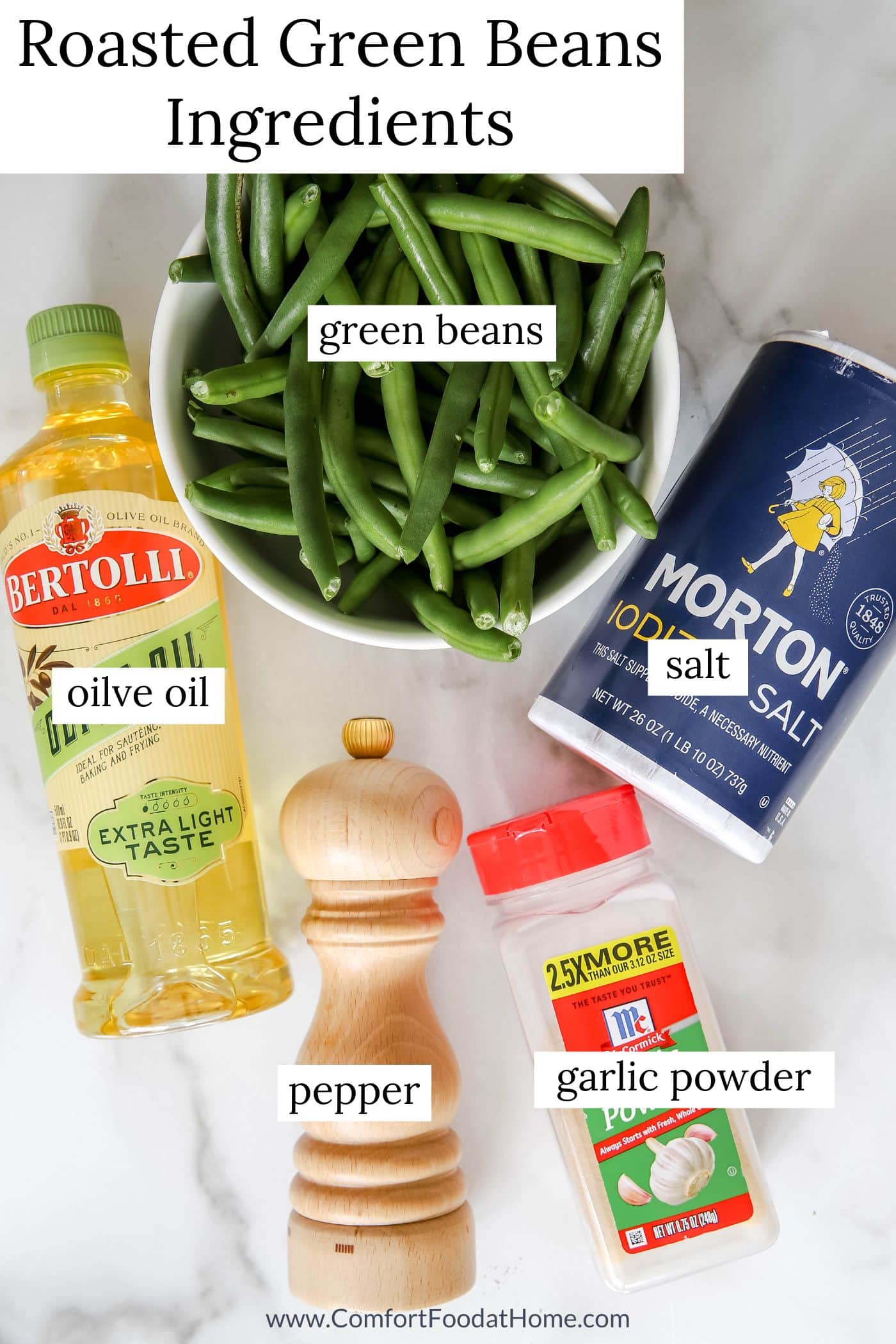 roasted green bean ingredients