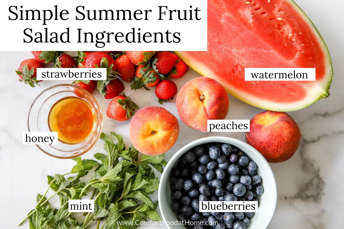 summer fruit salad ingredients