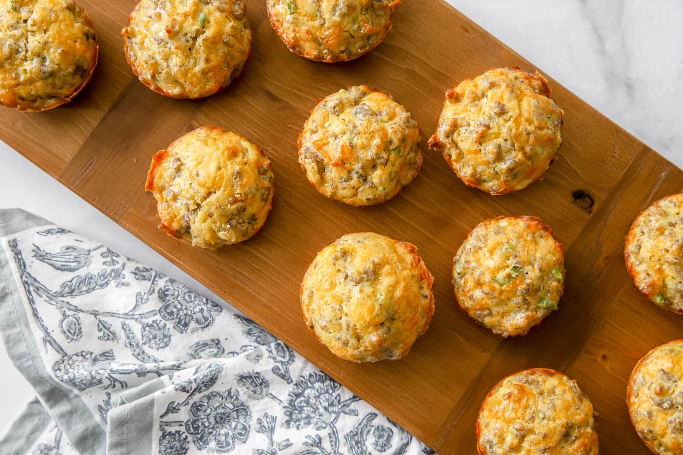Bisquick sausage muffins