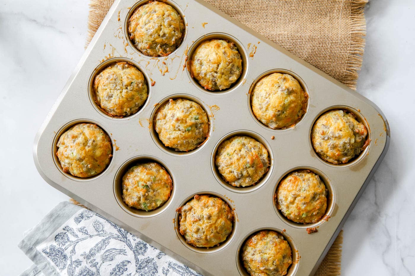 breakfast sausage muffins with Bisquick
