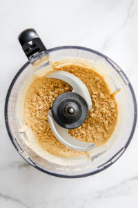 food processor with graham cracker crumbs
