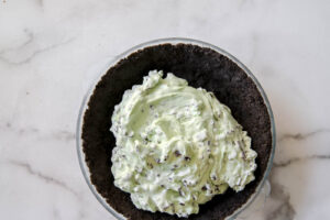 mint chocolate chip pie