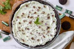 mint chocolate chip pie