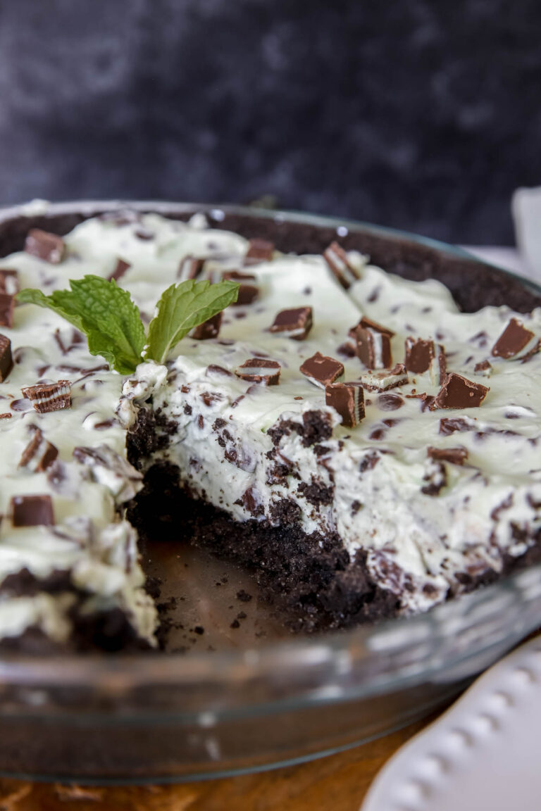 mint chocolate chip pie