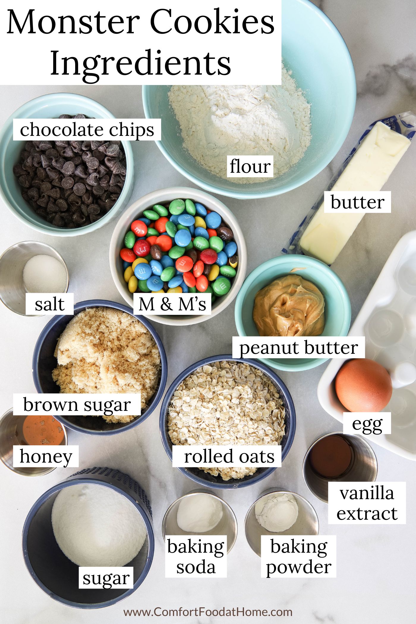 monster cookie recipe ingredients 