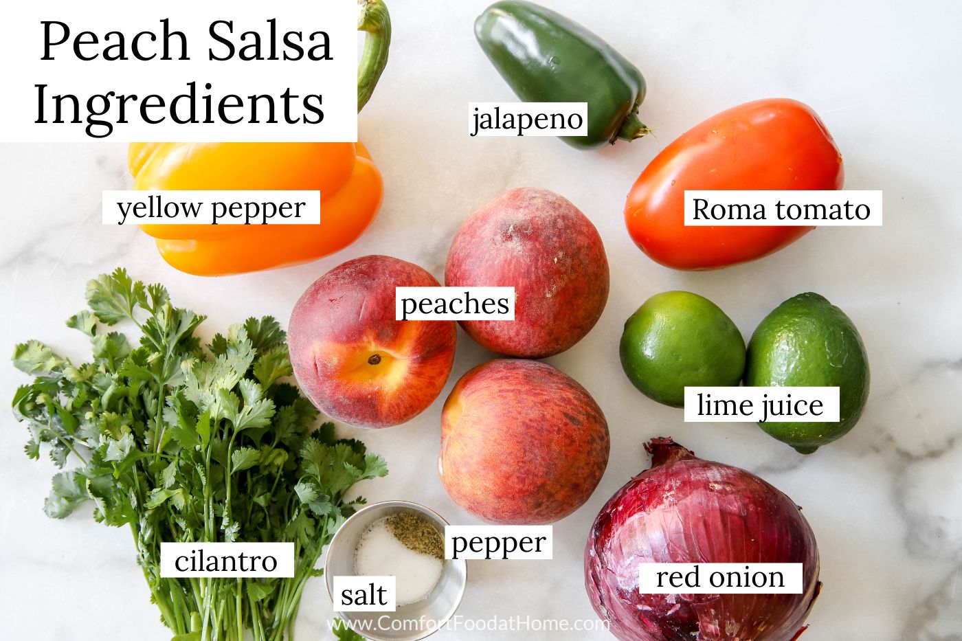 peach salsa ingredients