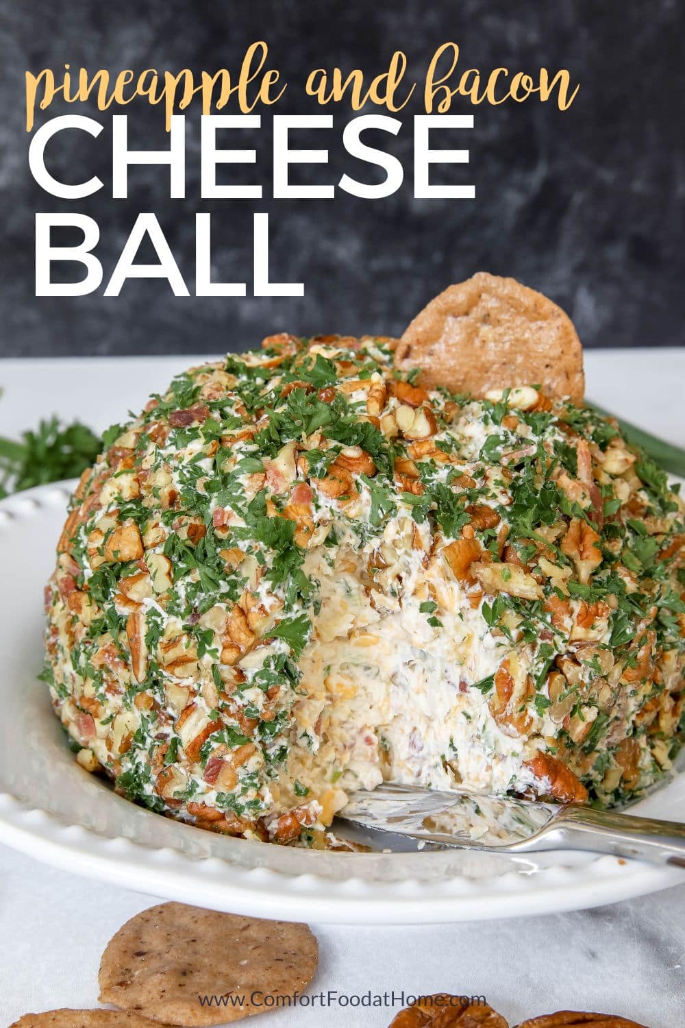 pineapple and bacon cheese ball recipe.