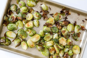 Maple Balsamic Brussels Sprouts recipe