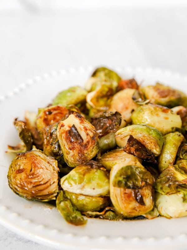Maple Balsamic Brussels Sprouts