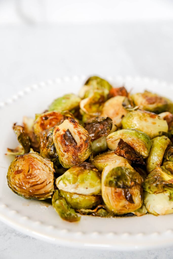 Maple Balsamic Brussels Sprouts recipe
