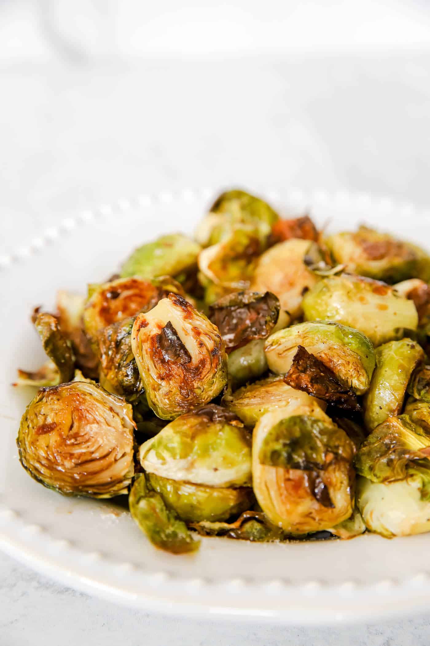 Maple Balsamic Brussels Sprouts recipe