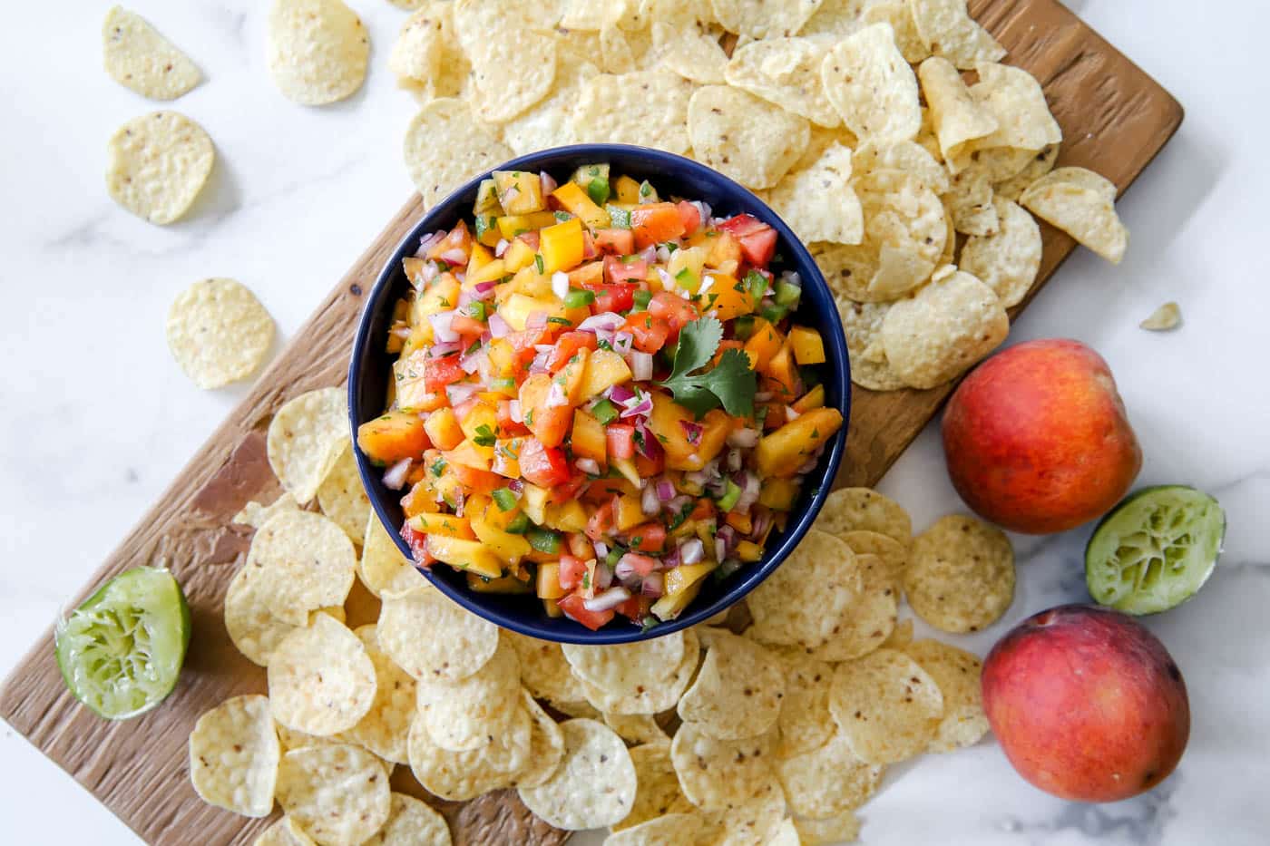 fresh peach salsa recipe.