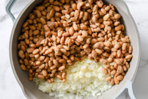 cooked beans for refried beans recipe