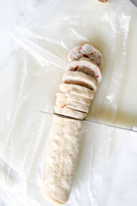 sliced Sausage and Cream Cheese Pinwheels recipe