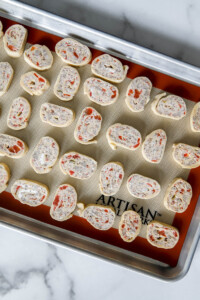 sliced Sausage and Cream Cheese Pinwheels