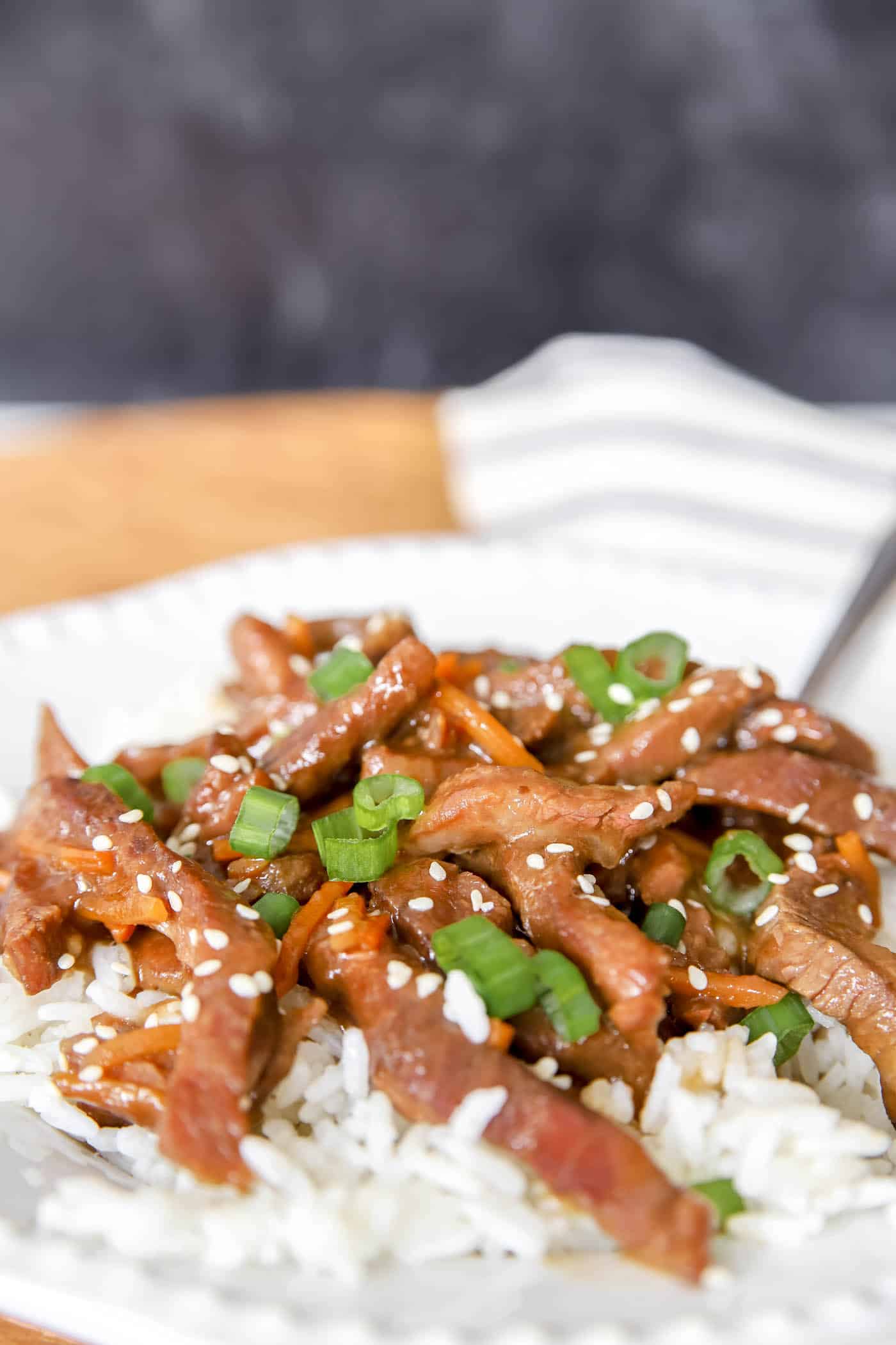 Slow Cooker Mongolian Beef recipe