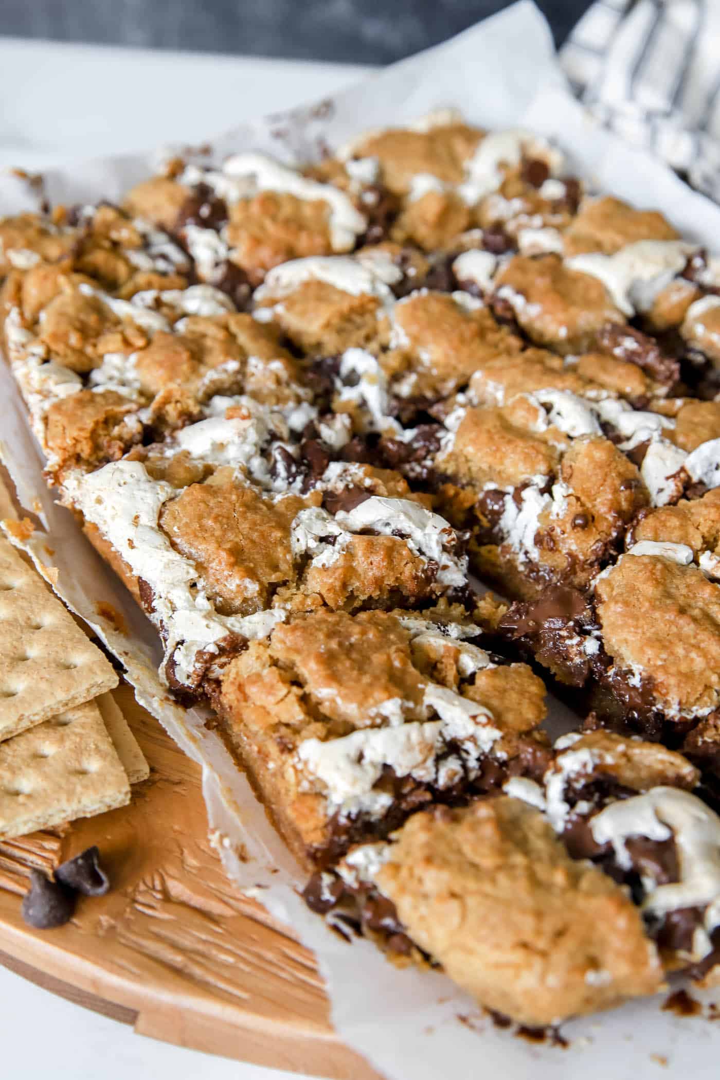 s'mores cookie bars recipe