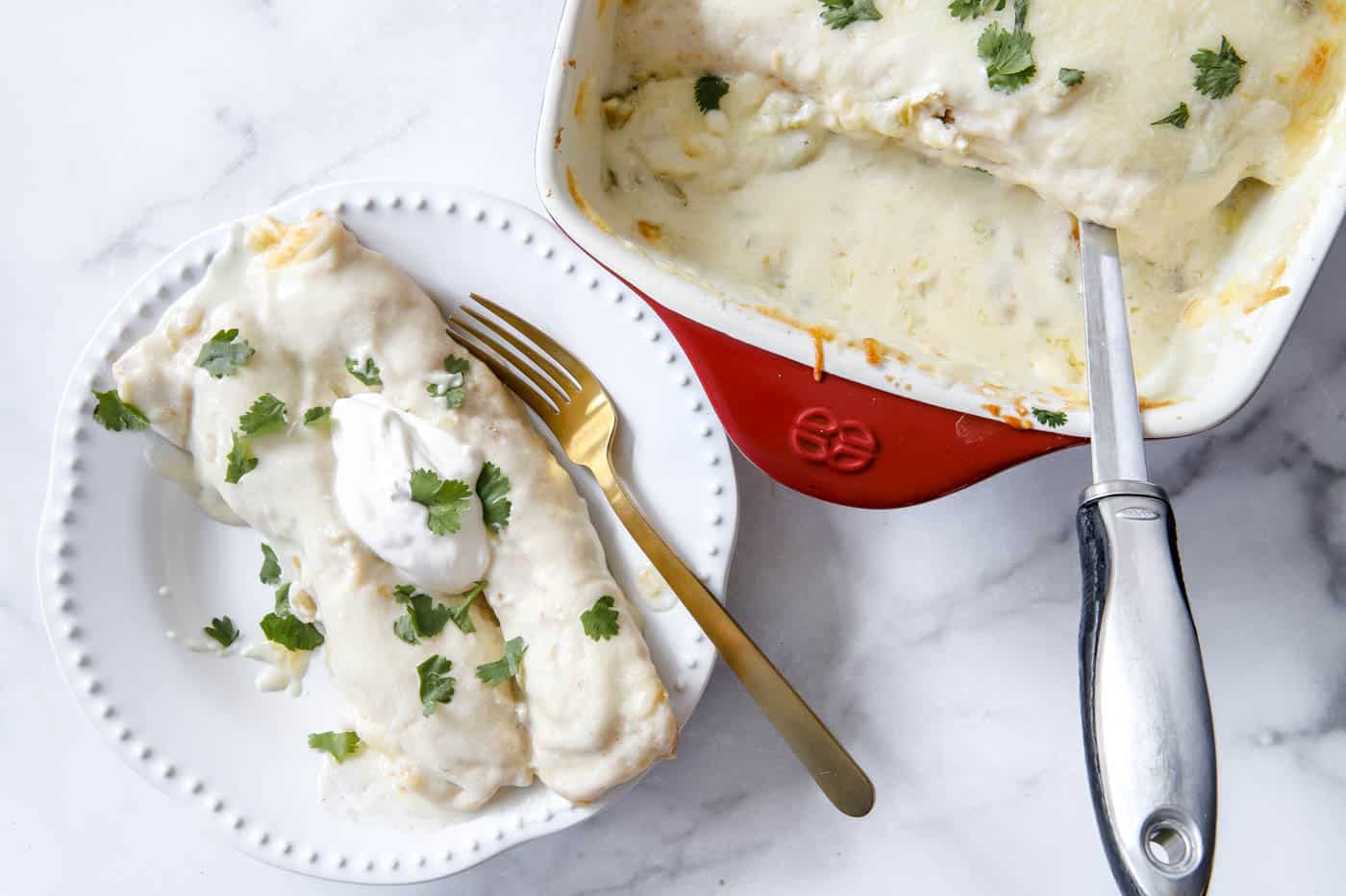 white chicken enchiladas recipe