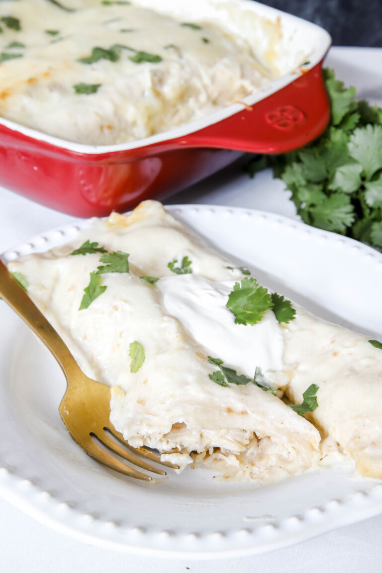 white chicken enchiladas recipe