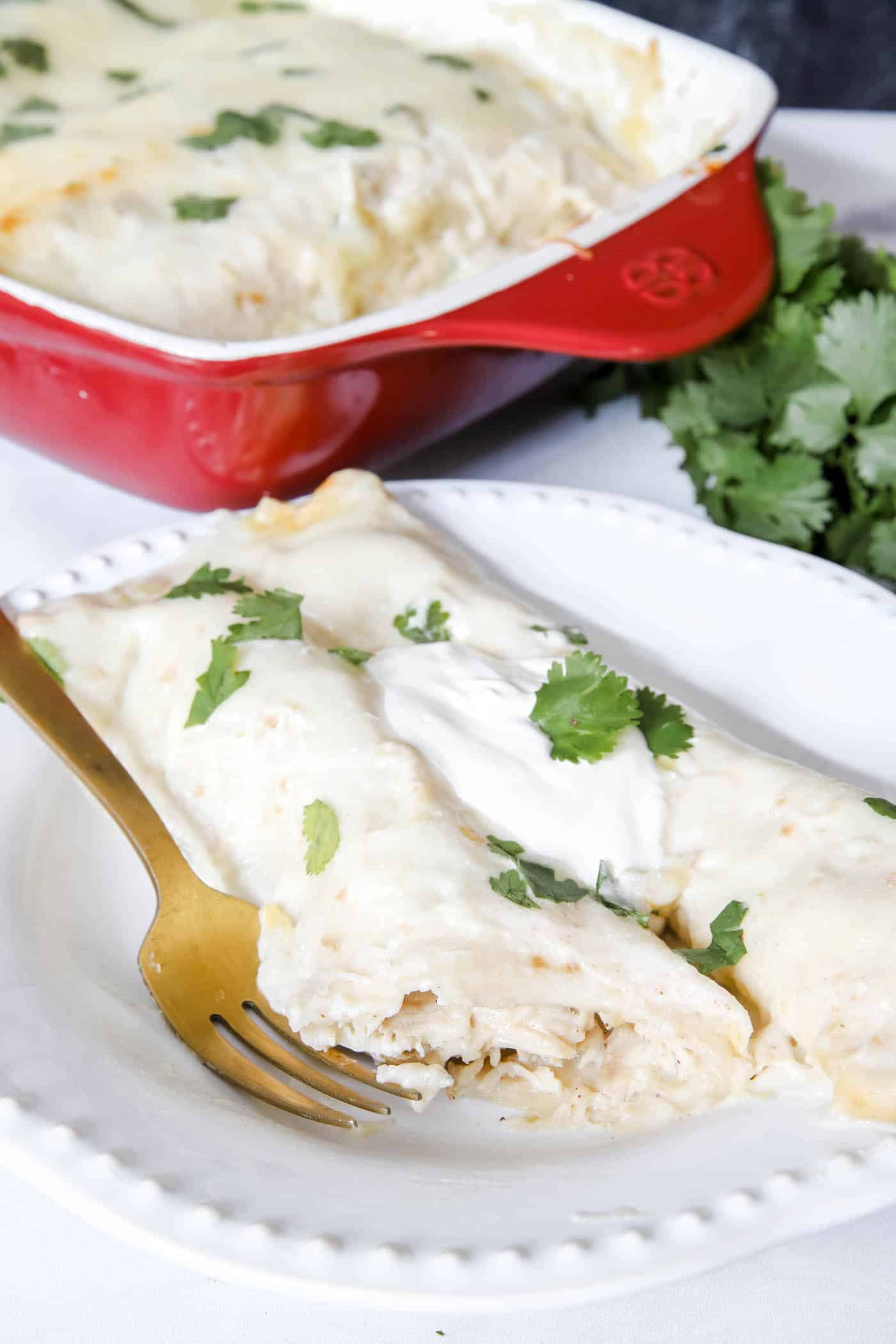 white chicken enchiladas recipe