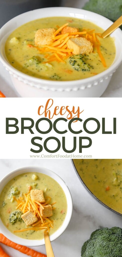 creamy broccoli cheese soup