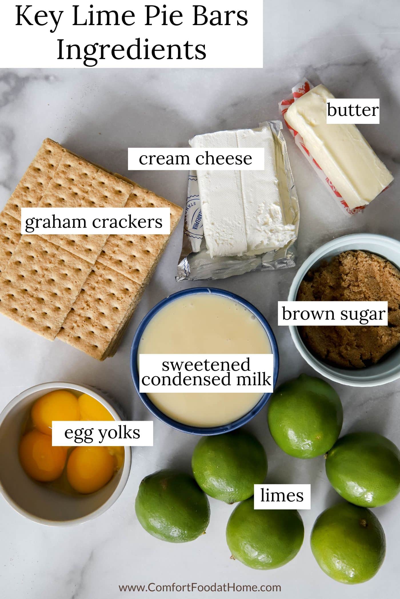 key lime pie bars ingredients