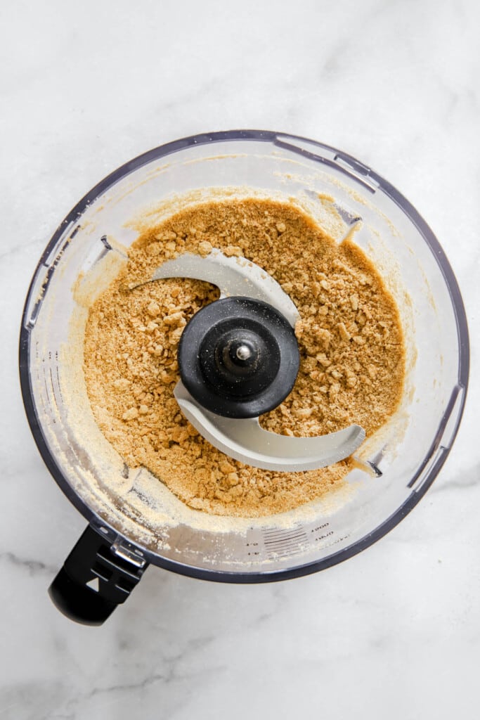 crushed graham crackers.